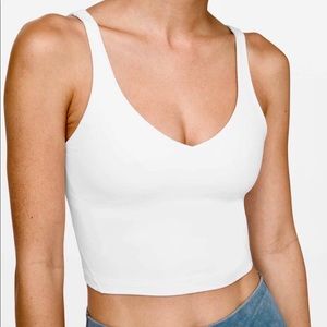WHITE LULU ALIGN TANK